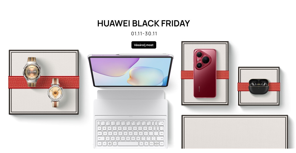 Huawei Black Friday akciók a tudatos életvitel jegyében